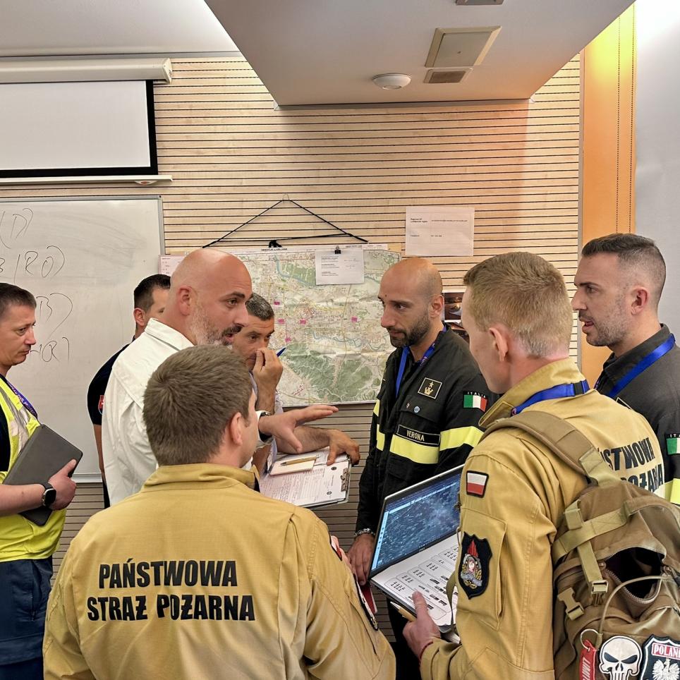 Modules meet with OSC of affected areas.