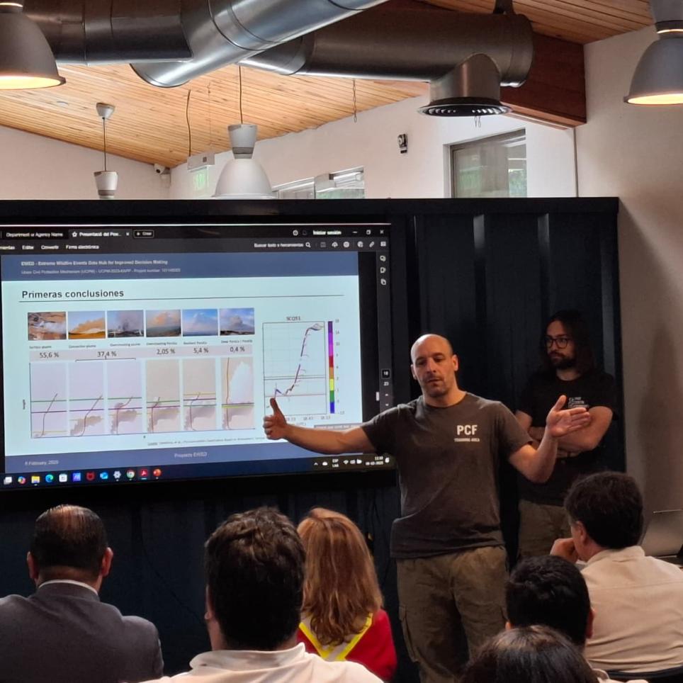 EWED_with PCF at communication event in Chile