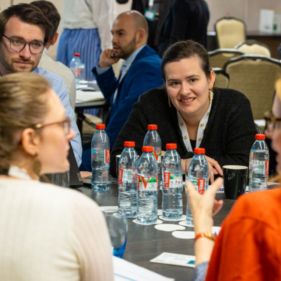 preparEU pilot project audience during an interactive session of the conference