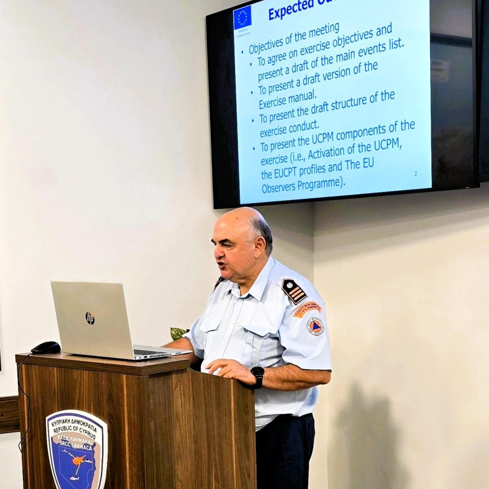 Mr Panayiotis Liassides, Cyprus Civil Defence