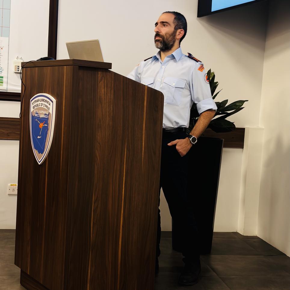 Mr Andreas Constantinou, Cyprus Civil Defence