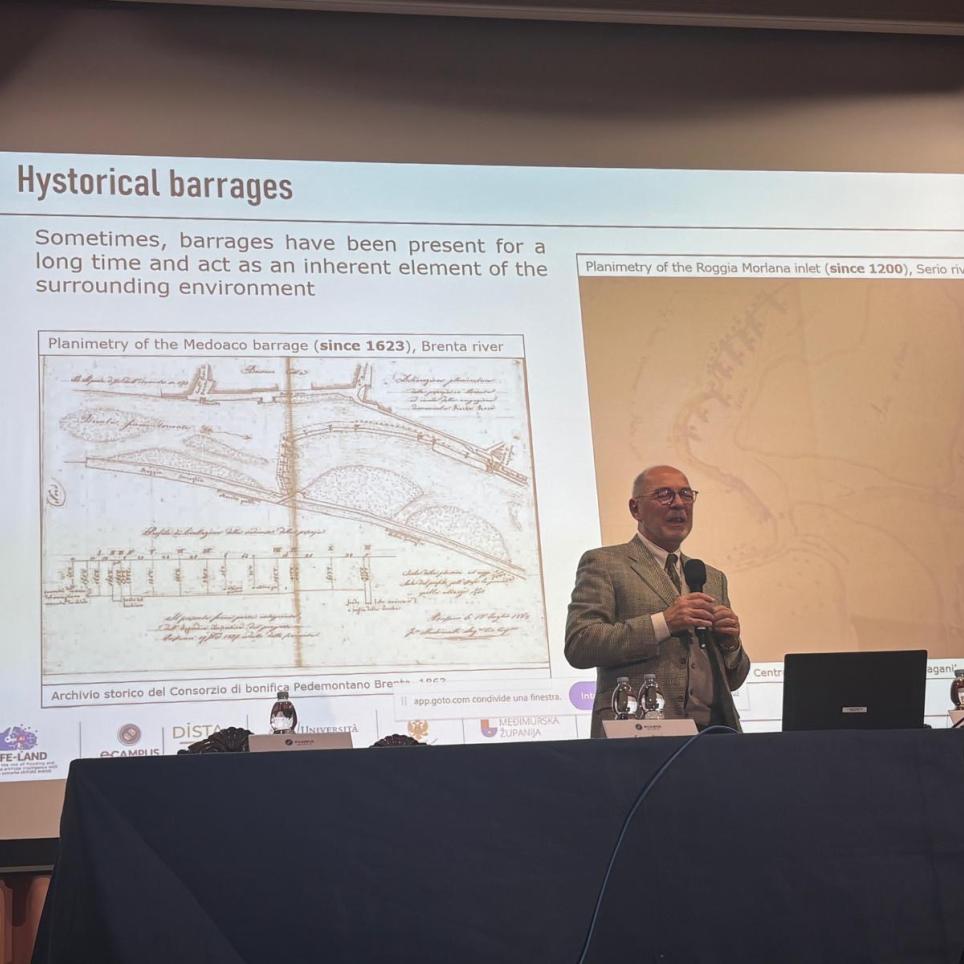 The invited speaker Prof Salandin - University of Padova