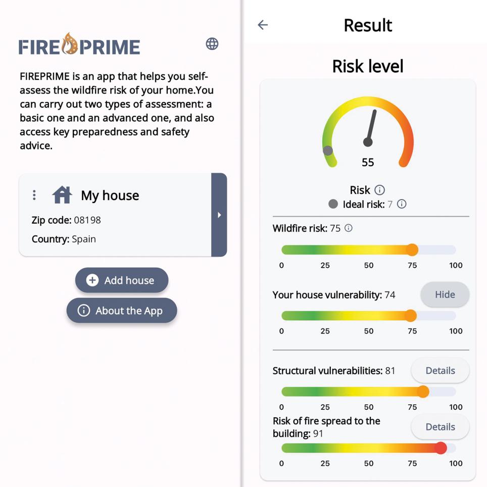 App Fireprime display