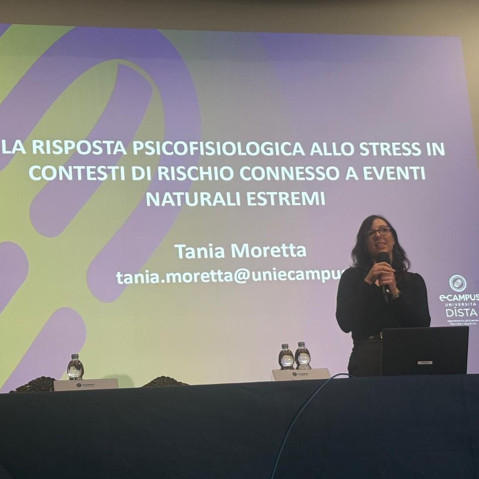 Invited speaker Dr. Tania Moretta, University eCampus