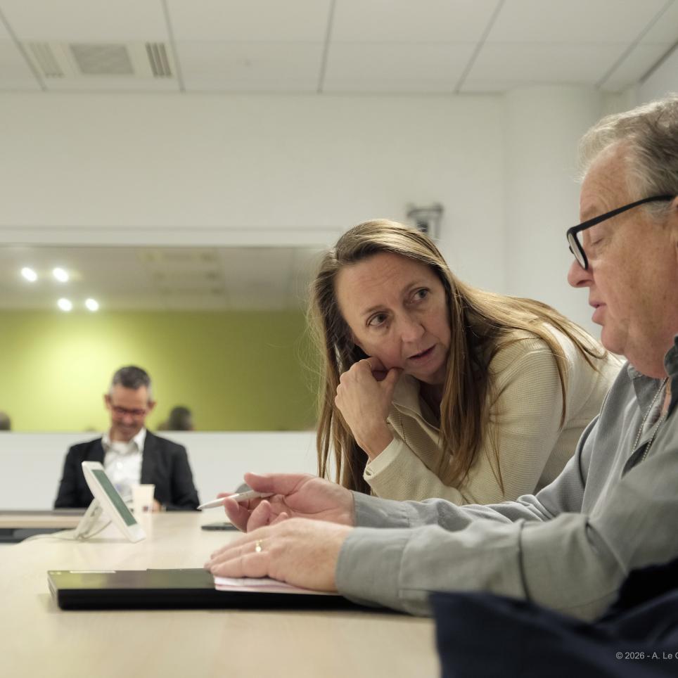 Anne Baetens, Main Trainer, DGSC Belgium & Per Semb, DG ECHO