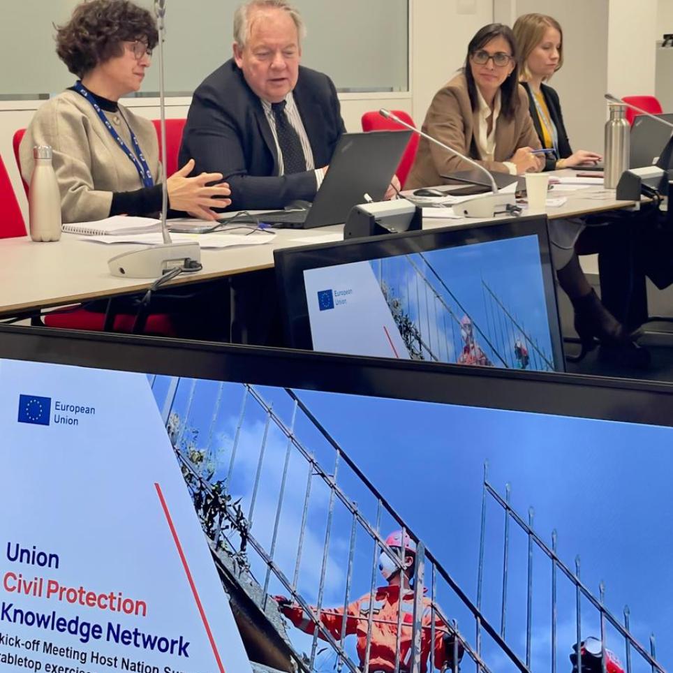 EU-RESPOND Kick-off Meeting, DG ECHO members 