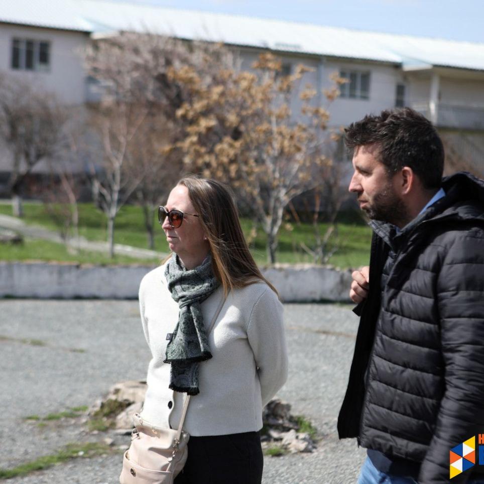 EU-RESPOND Site visit at the Lusakert Training Center - Anne Baetens & Christian Resch