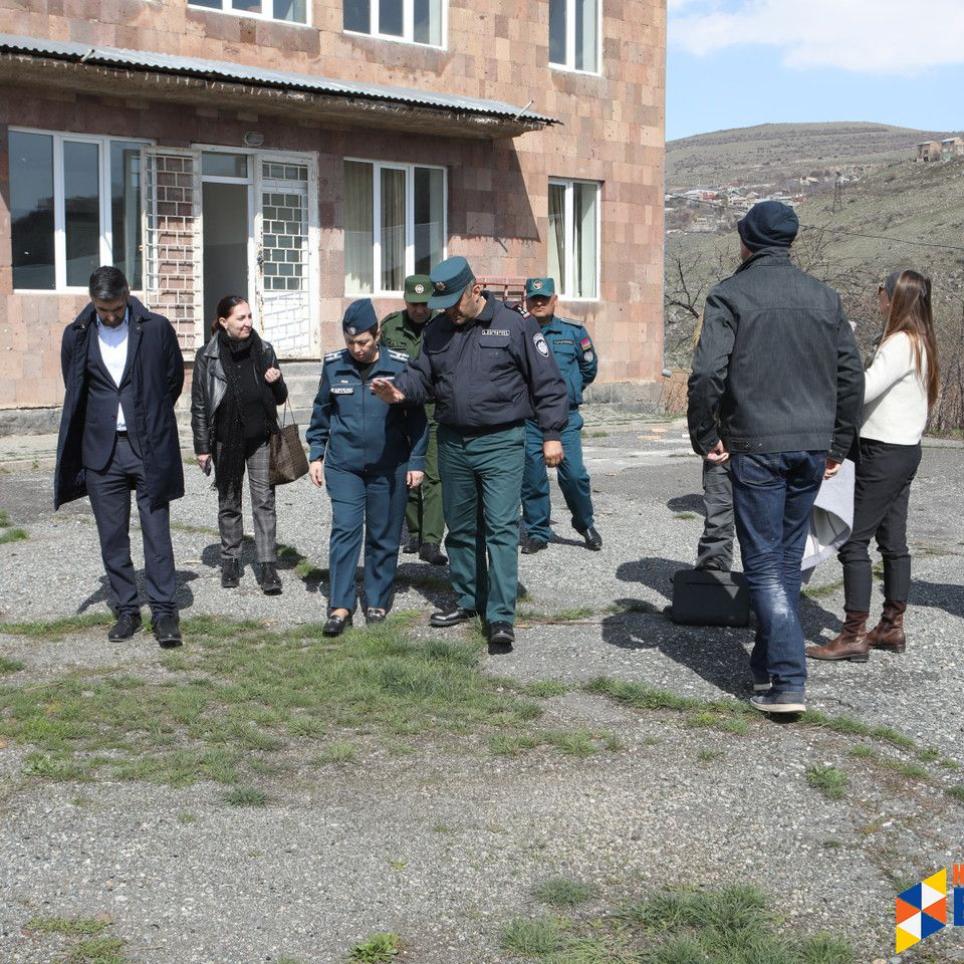EU-RESPOND Site visit at the Lusakert Training Center