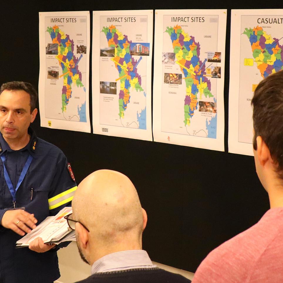 Deployment Capacities Course in Athens: Greek civil protection experts did a great job as role players during the simulation exercise.