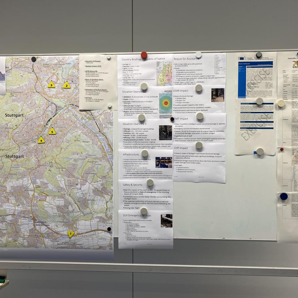 An overview of the situation, including maps and the scenario description is posted in EXCON.