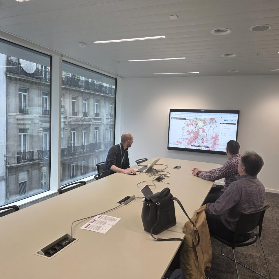 Meeting with the representatives of the city of Brussels