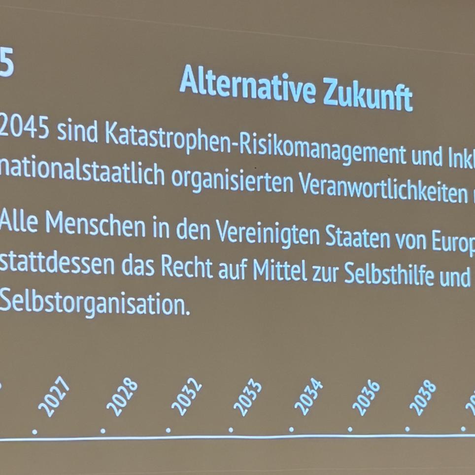 Image illustrating the task for the alternative future scenario
