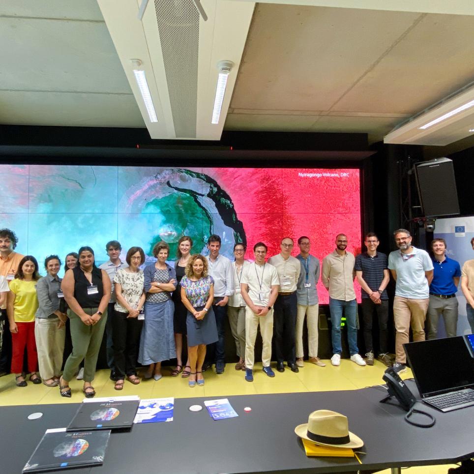 Group Picture of the AHEAD team and the JRC Ispra personnel