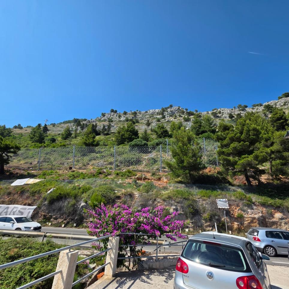 Dubrovnik rockfall location