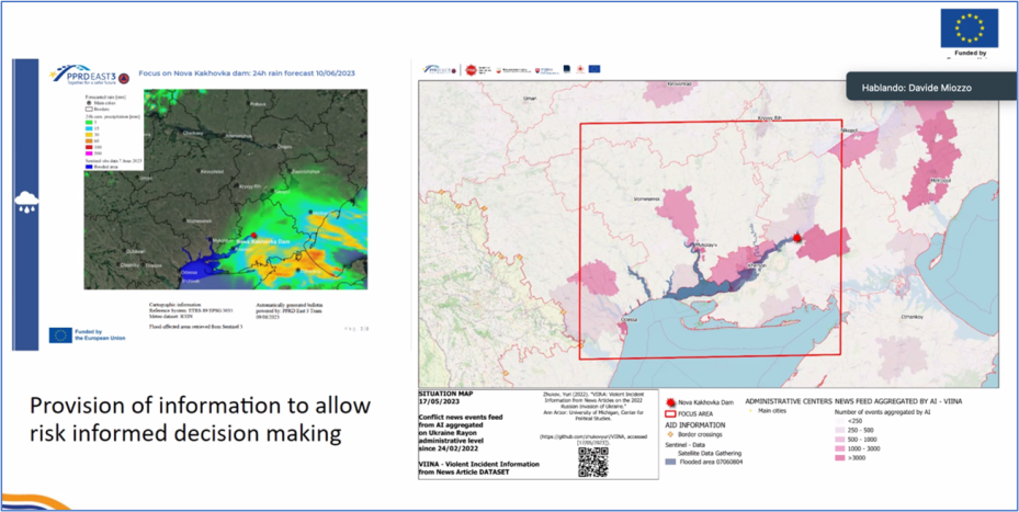 Screenshot while the Webinar is in progress