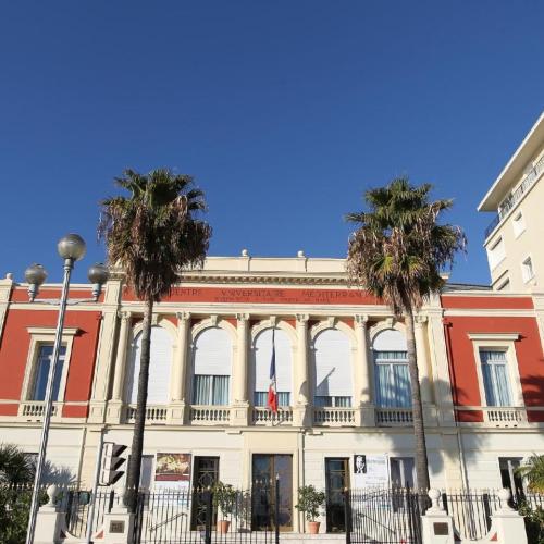 The premises of the Centre Universitaire Méditerranéen on the Promenade des Anglais in Nice (France).