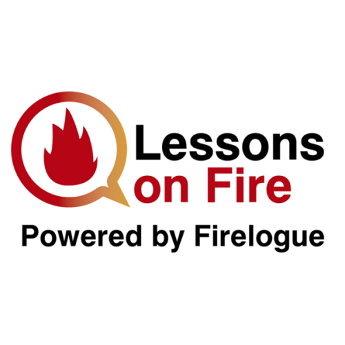 Lessons on Fire by Firelogue Platform Logo
