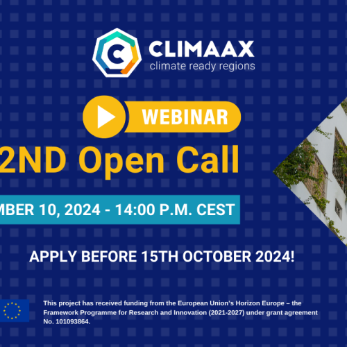 "How to Apply" webinar held by CLIMAAX project