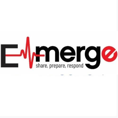 Emerge: share, prepare, respond" written on it.