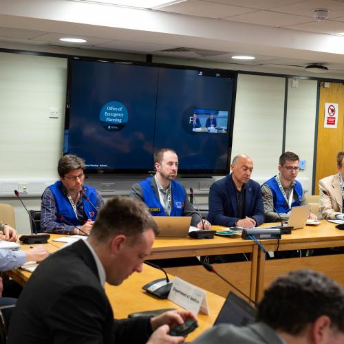 Team Bravo at a high level meeting