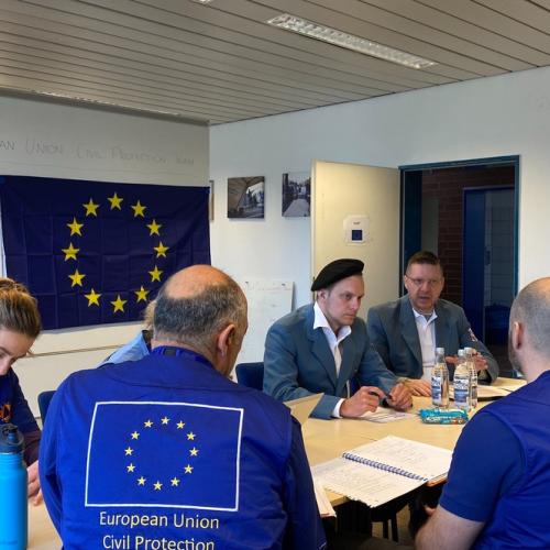 EUCP Team meets with local emercency management agency