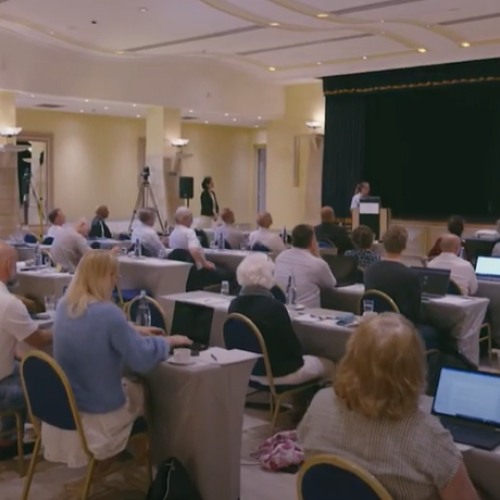 People in a conference room