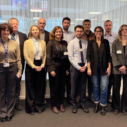 Kick-off meeting of the EU-RESPOND HNS TTX project, members of the Consortium and the UE