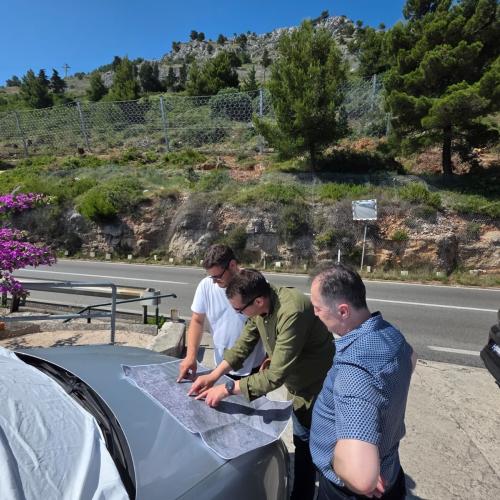 Dubrovnik rockfall location