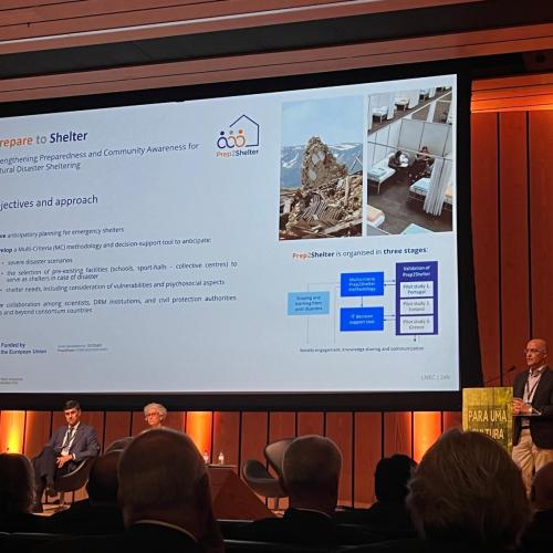 António Correia presented the Prep2Shelter project at the 3rd National Conference on Public Policies for Civil Protection