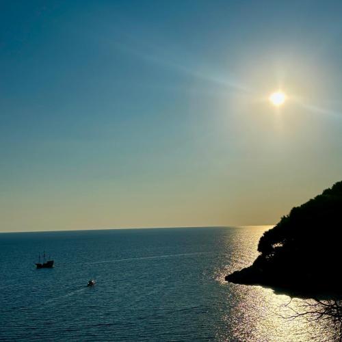View at the sea in the Dubrovnik