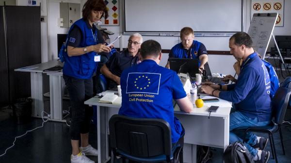 EUCP Team at work during the ModTTX7 in Portugal