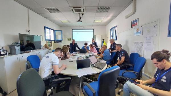 Participants during a Table-top exercise 