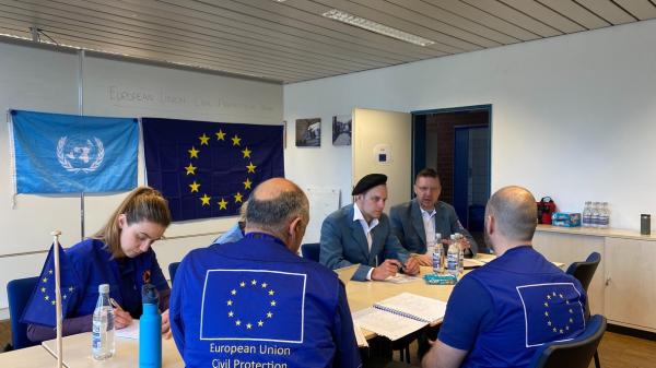 EUCP Team meets with local emercency management agency