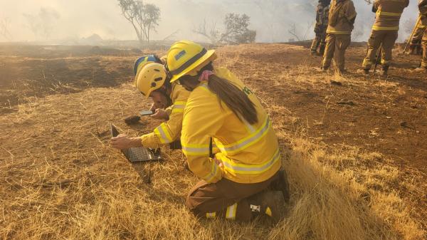 EWED_with CONAF at the Manuel Rodríguez wildfire