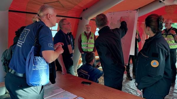 The participants of the ModTTX6 go through the RDC in the exercise.