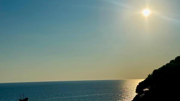 View at the sea in the Dubrovnik